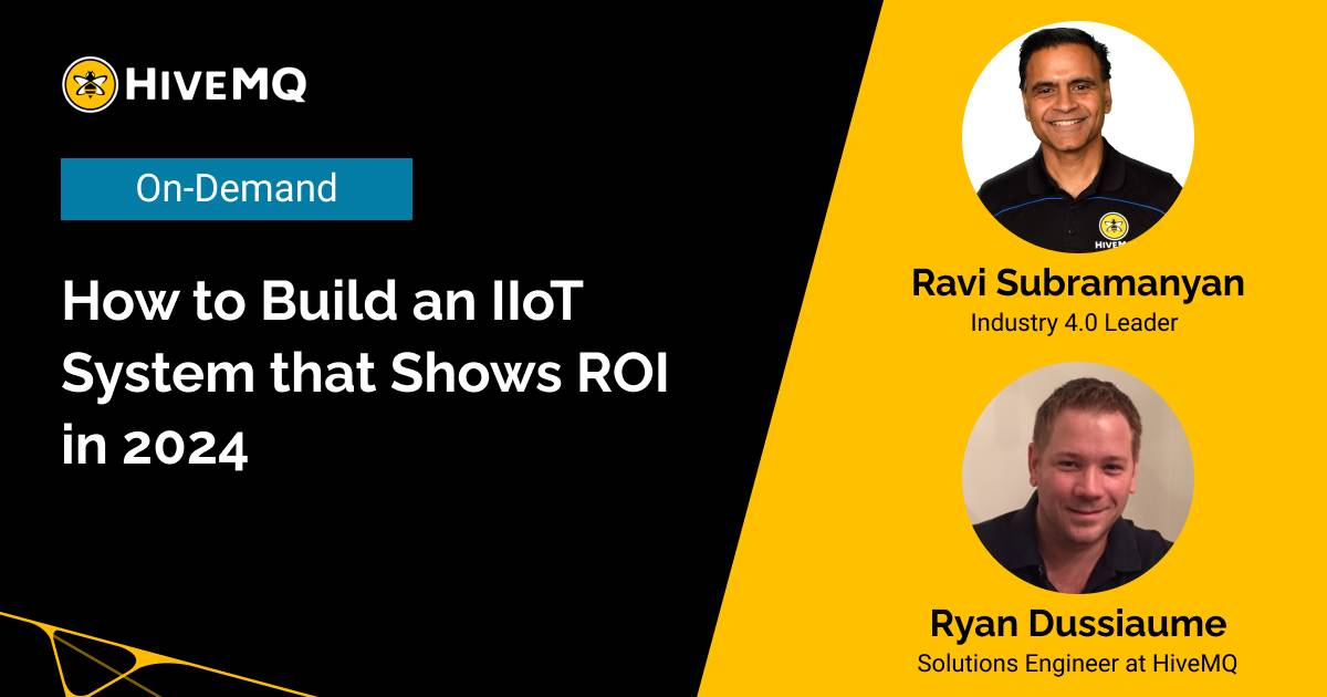 Webinar-Build and IIoT System the shows ROI in 2024