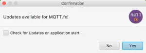 MQTT.fx Update Confirmation