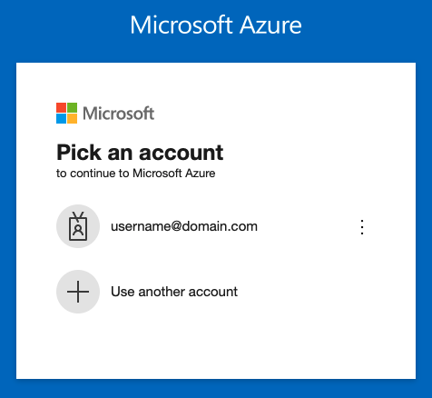 Azure Sign In Azure Sign In