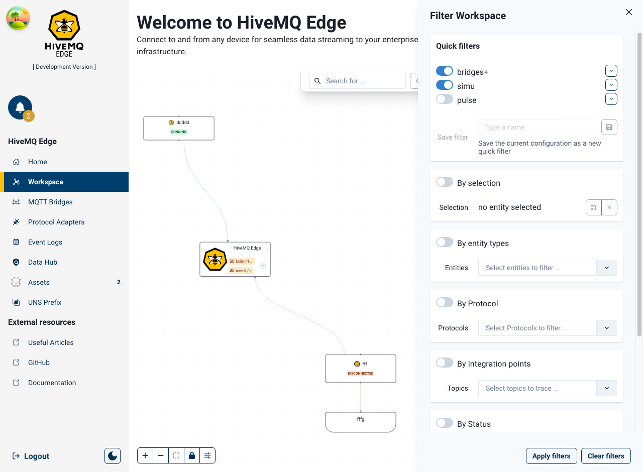 HiveMQ Edge UI