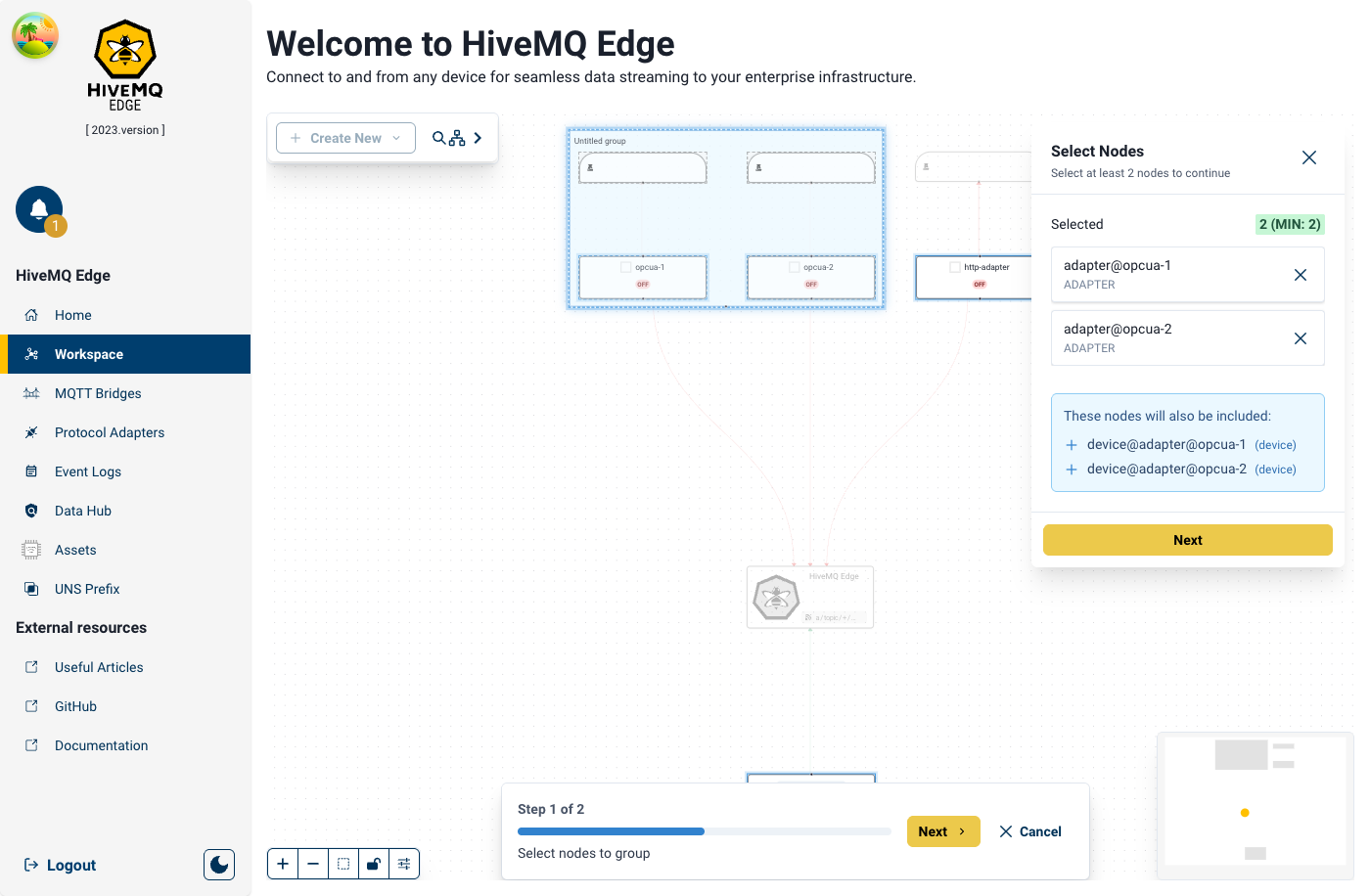 HiveMQ Edge UI