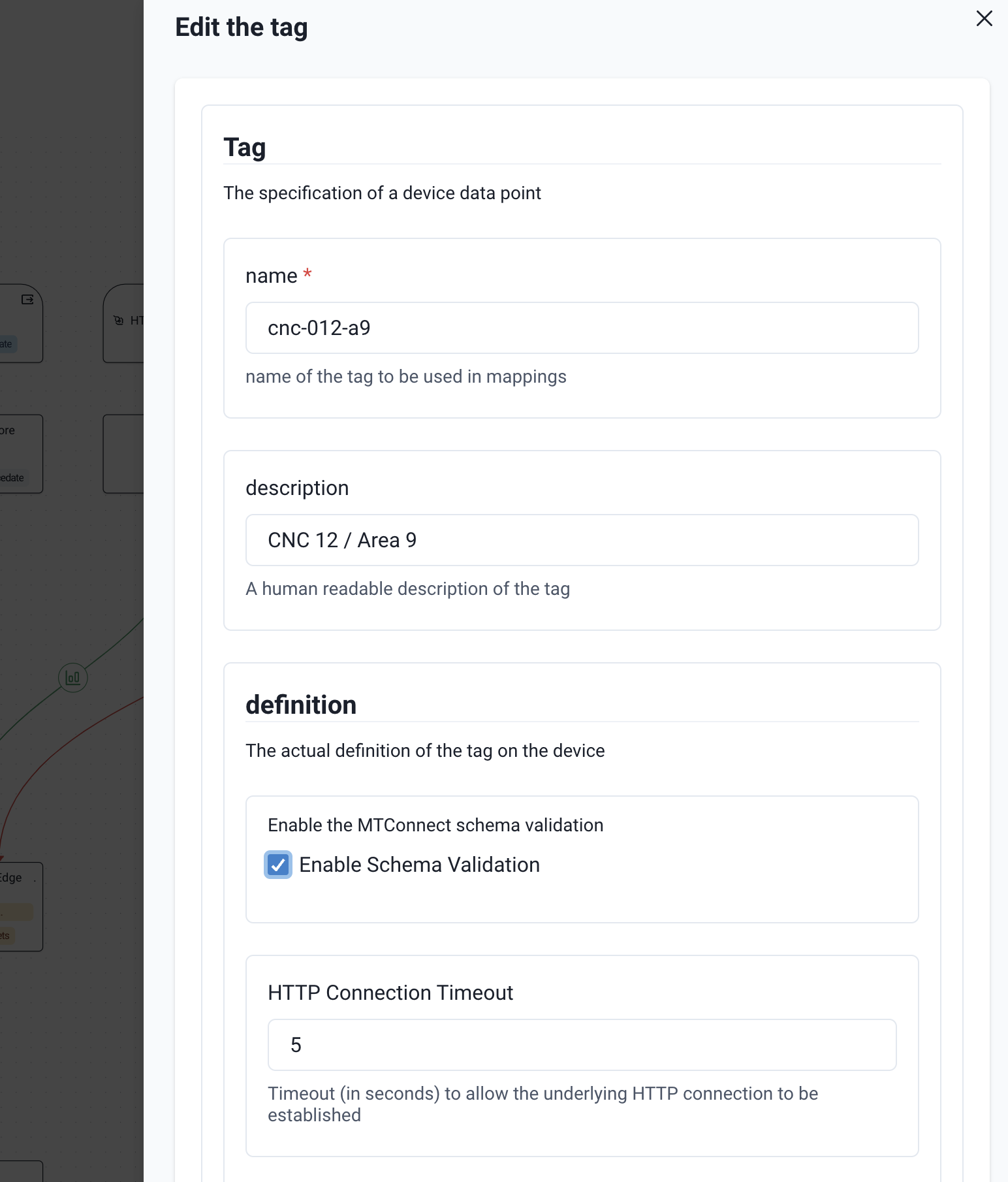 Enable Tag schema validation