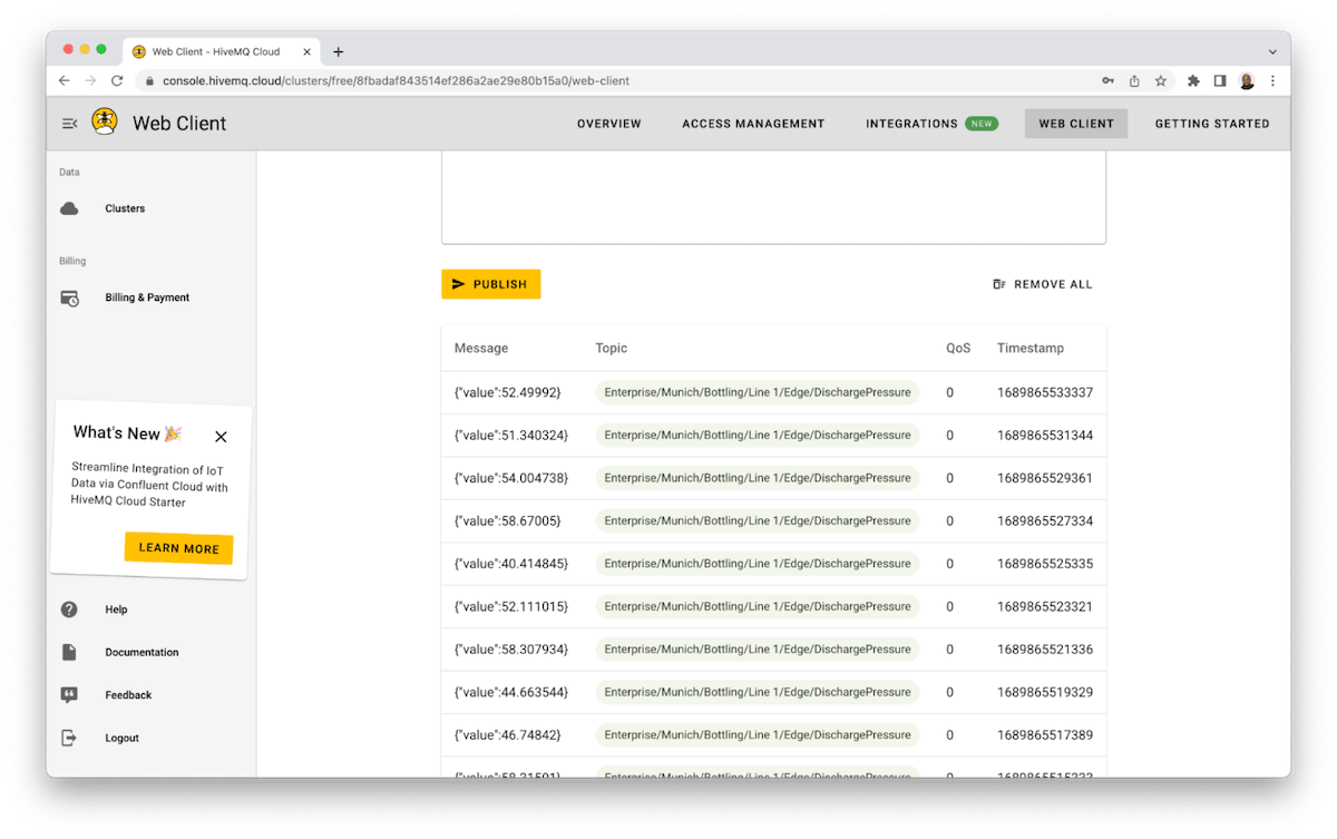 MQTT Client Connection