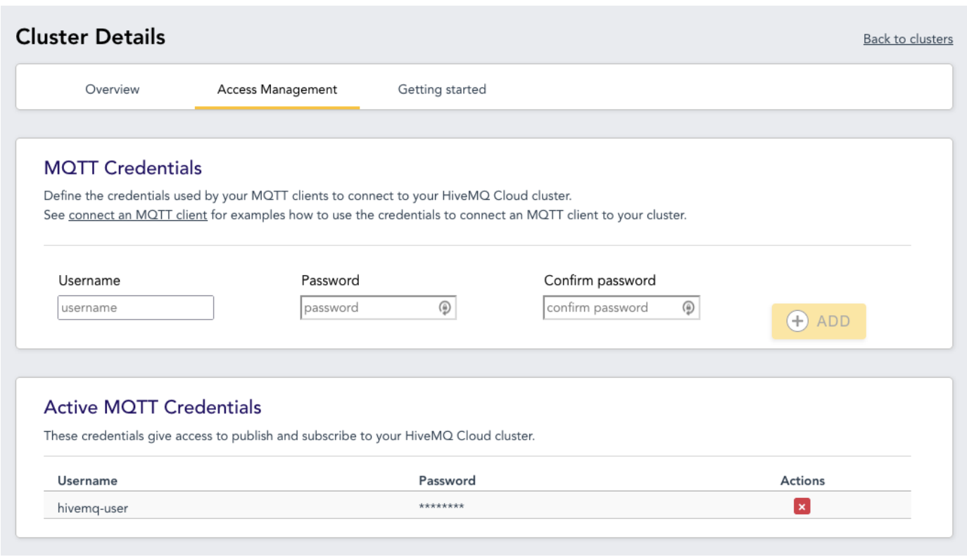 HiveMQ Cluster