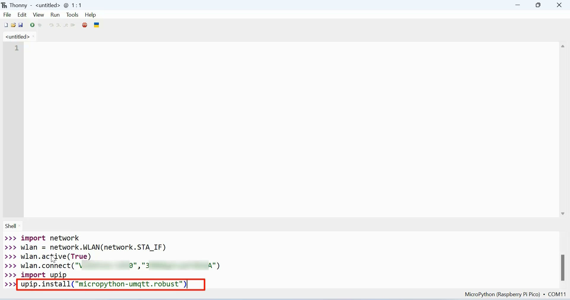 Installing micropython-umqtt.robust Installing micropython-umqtt.robust