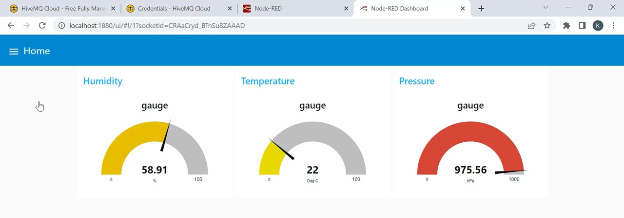 Values of sensor changing after blowing air into it