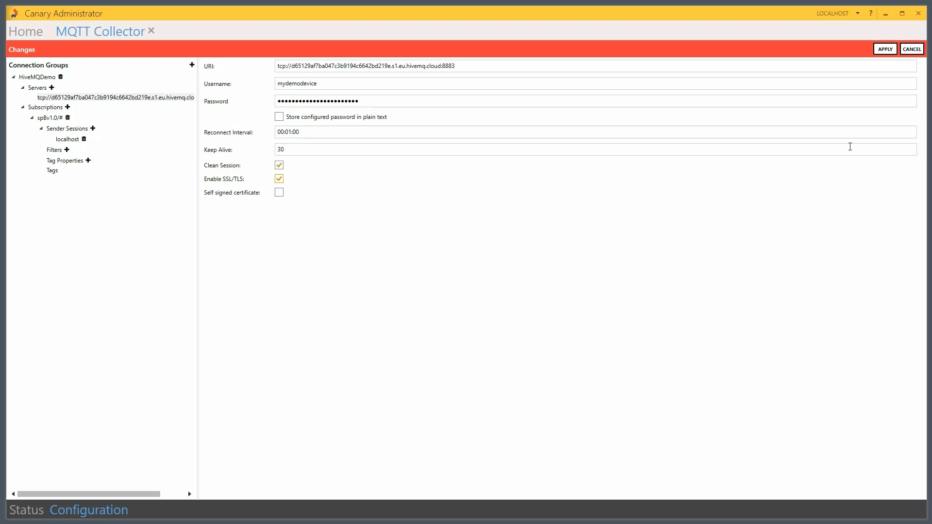 Canary Cloud Server Canary Cloud Server