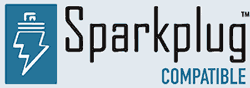 Sparkplug compatible badge