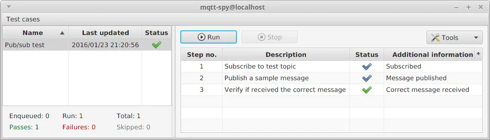 Searching in MQTT Spy