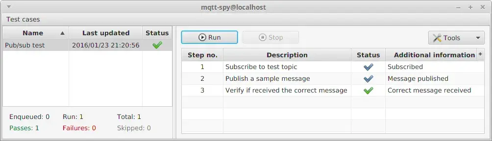 Searching in MQTT Spy