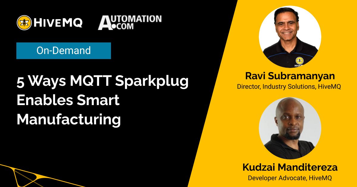 5 Ways MQTT Sparkplug Enables Smart Manufacturing