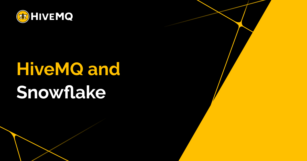 HiveMQ and Snowflake Partnership