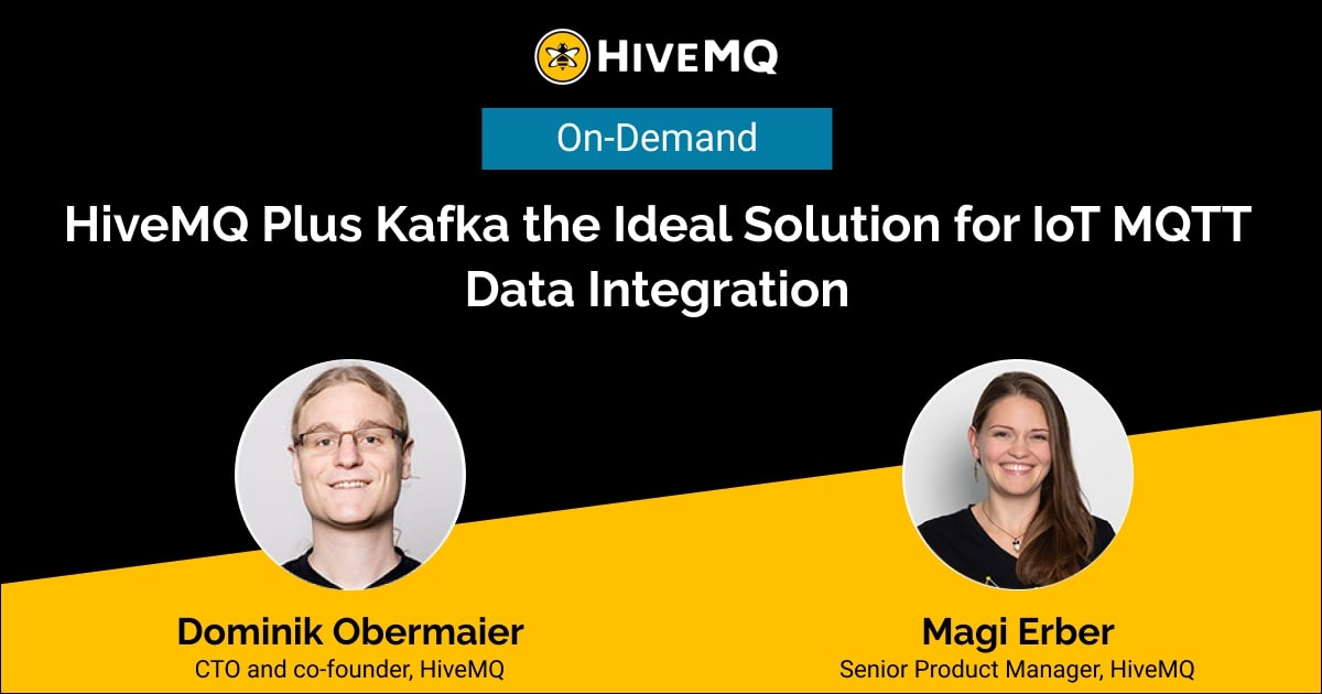 HiveMQ Plus Kafka the Ideal Solution for IoT MQTT Data Integratio