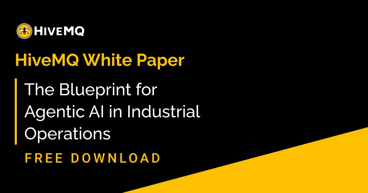 The Blueprint for Agentic AI in Industrial Operations