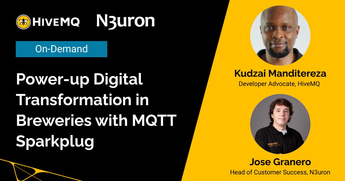 Power-up Digital Transformation in Breweries with MQTT Sparkplug