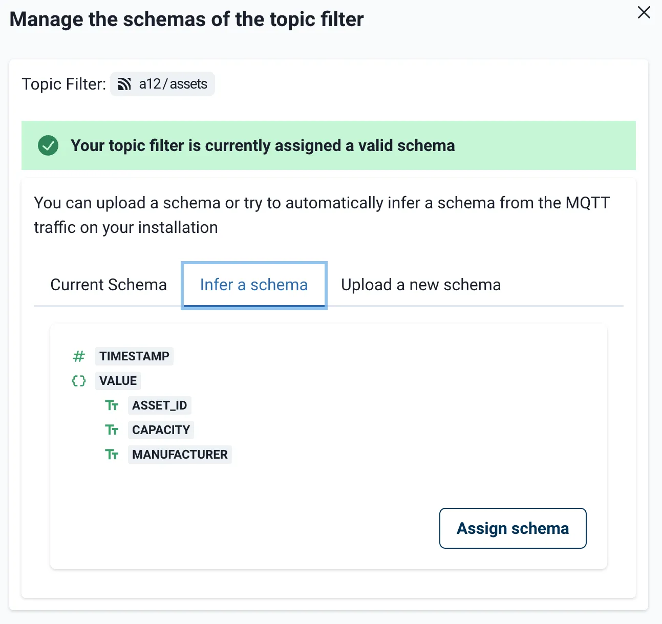 HiveMQ Data Hub Topic Filters