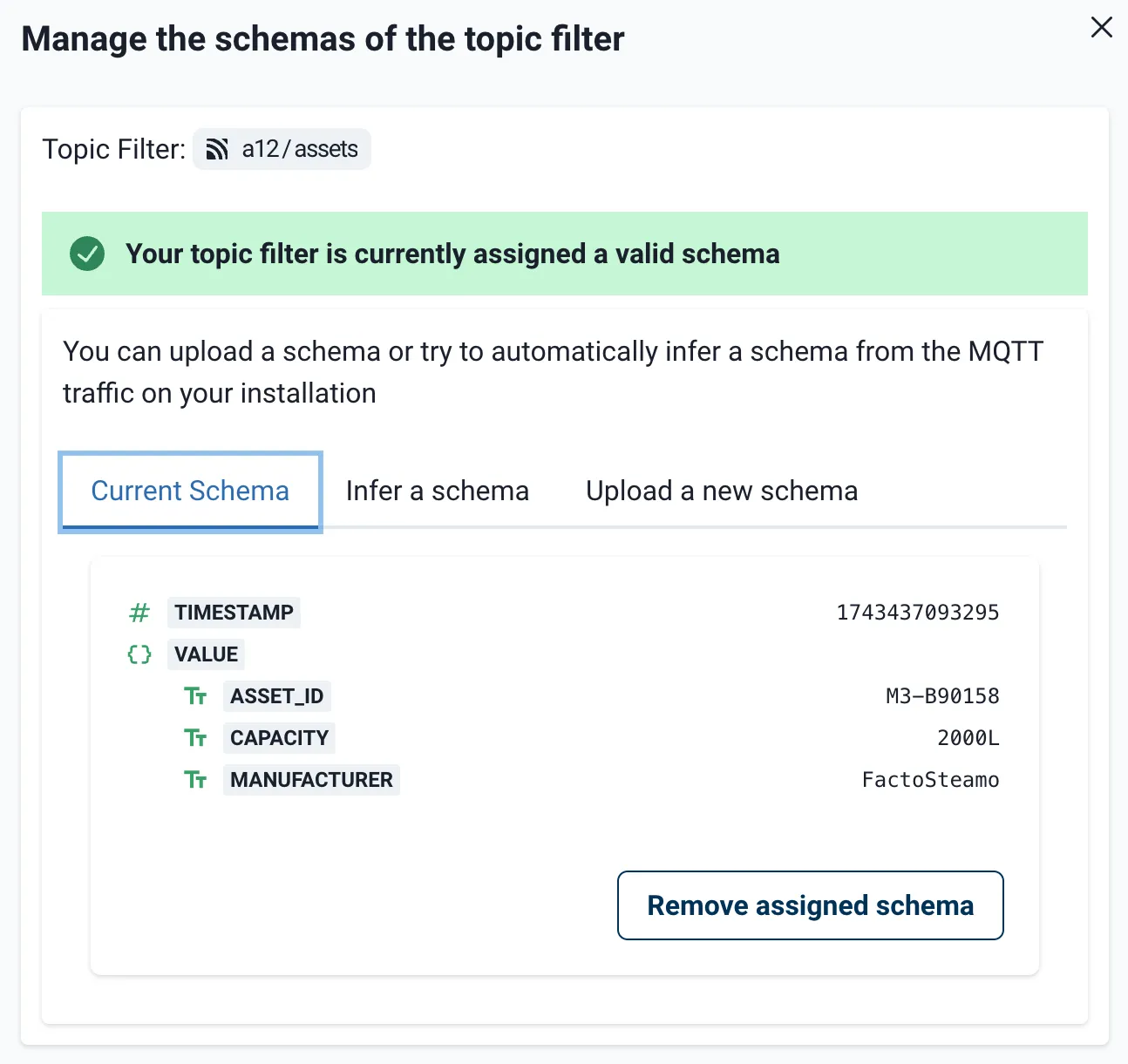 Managing Topic Filters