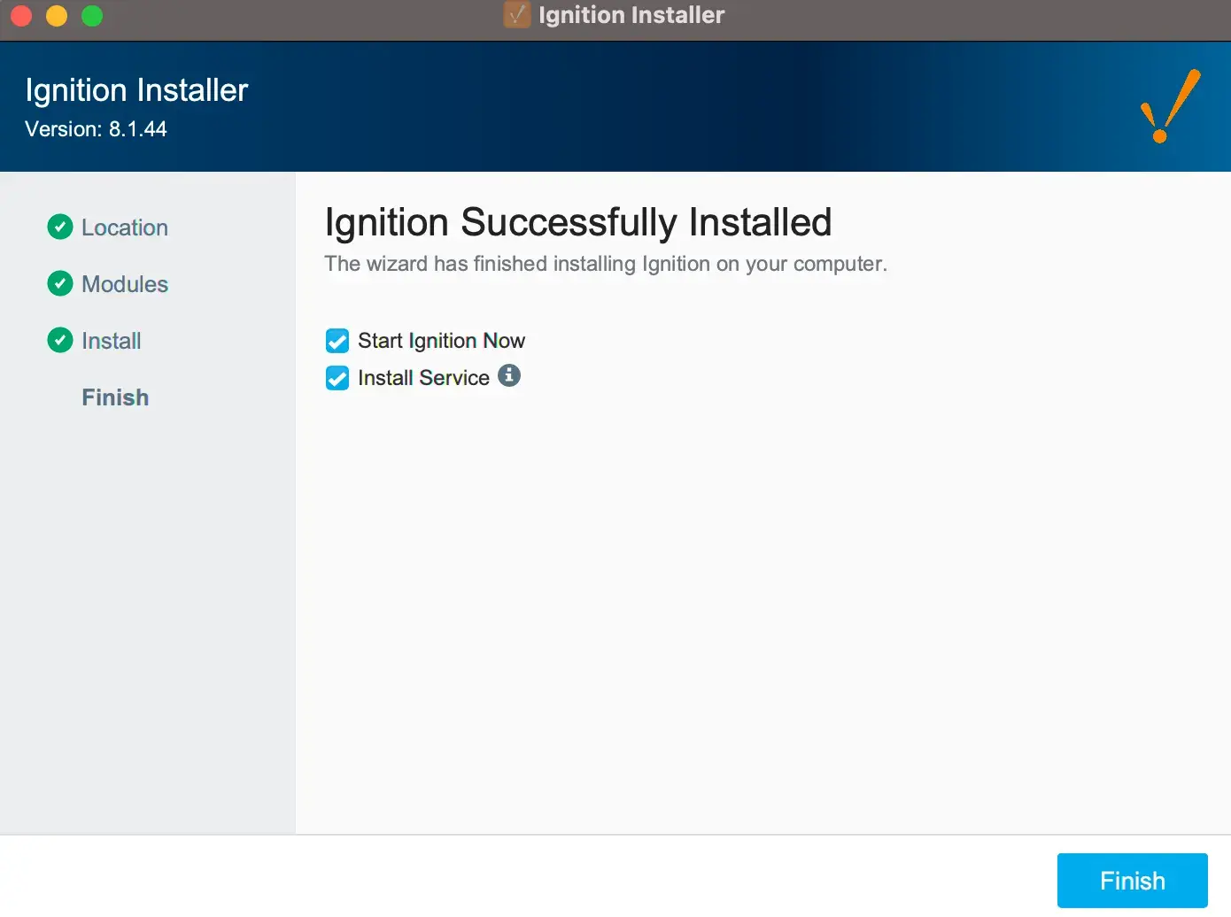 Ignition installation