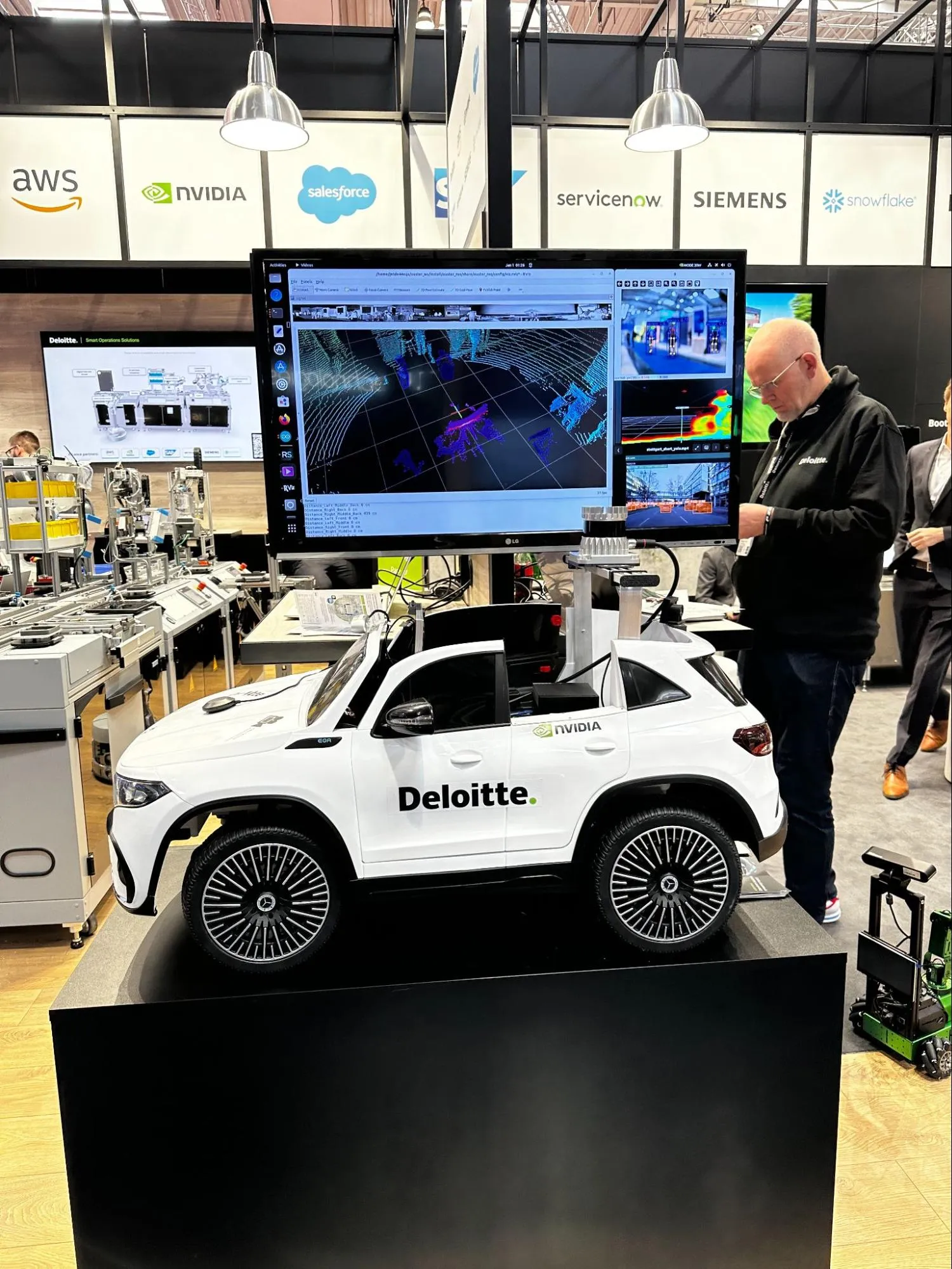 NVIDIA demo at Hannover Messe 2025