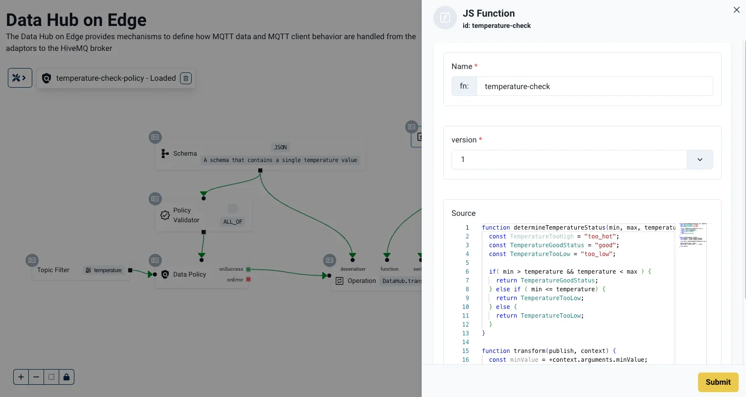 Data Hub on Edge