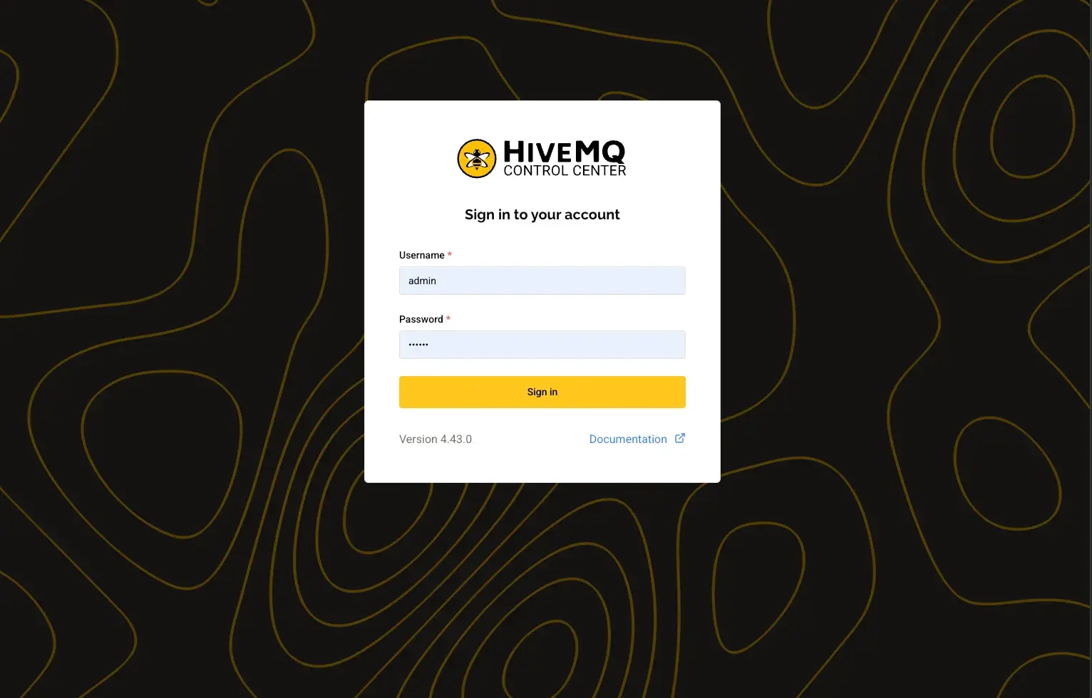 HiveMQ Enterprise MQTT Broker Control Center