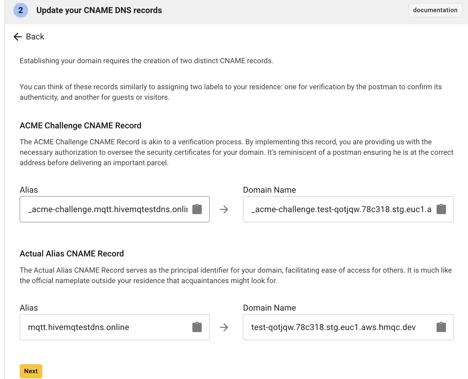 How to Update Your CNAME DNS Records on HiveMQ Cloud Starter?
