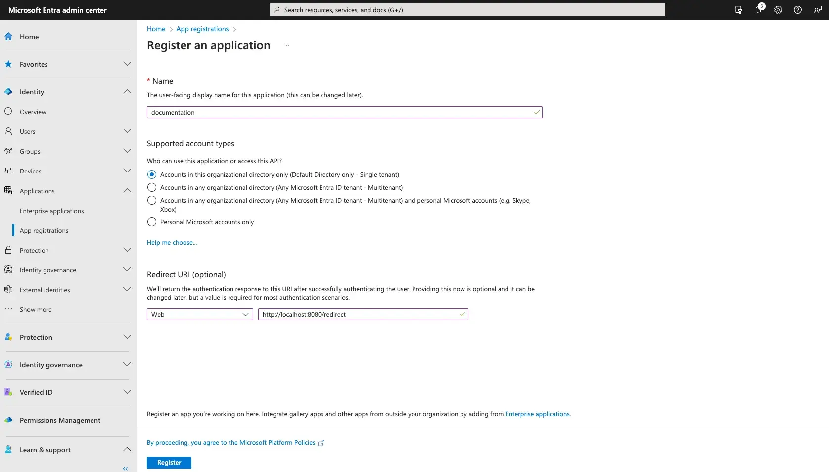 Redirect URI in HiveMQ ESE configuration