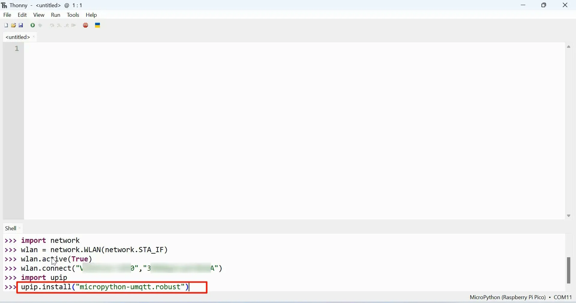 Installing micropython-umqtt.robust
