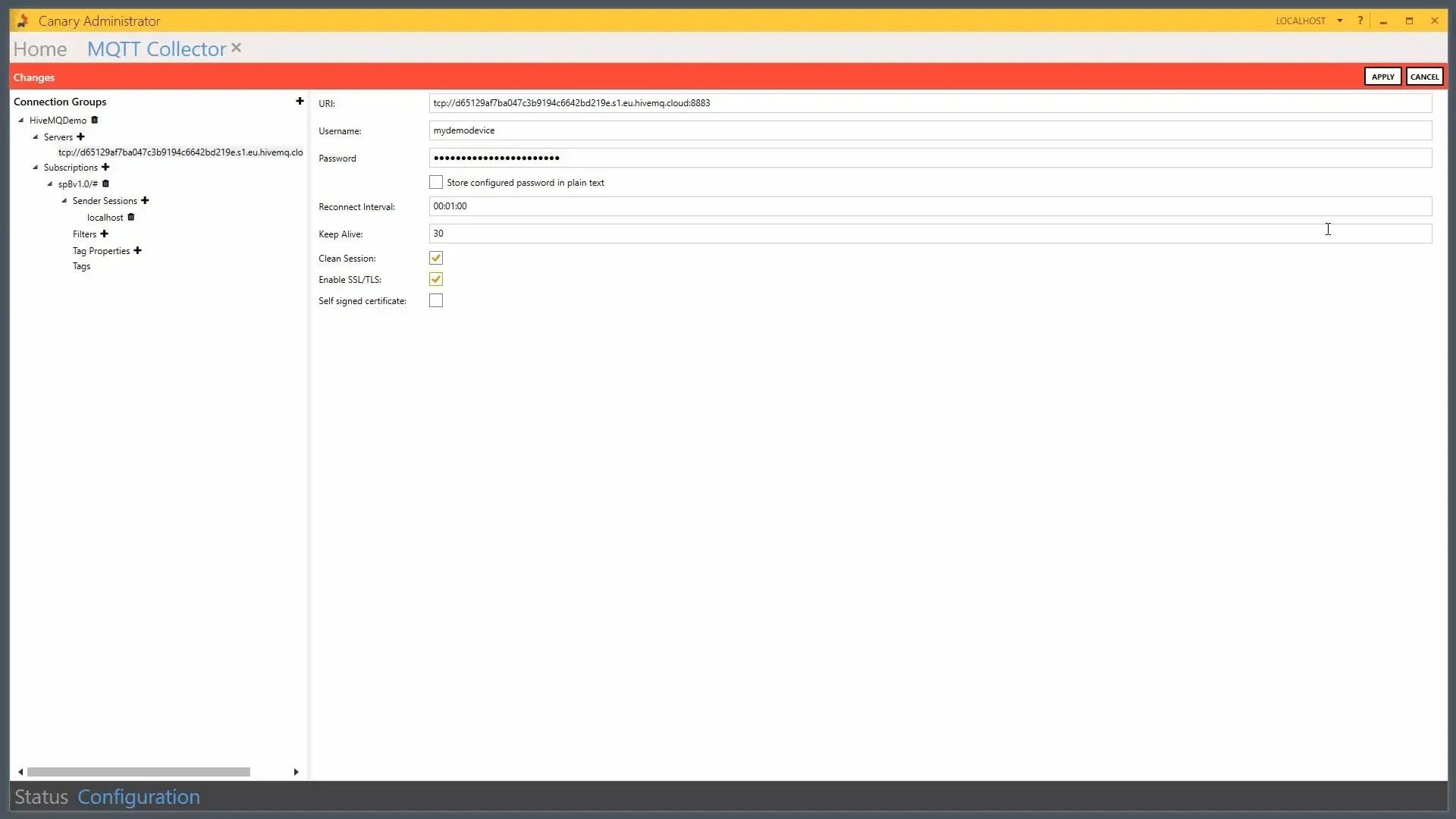 Canary Administration Servers