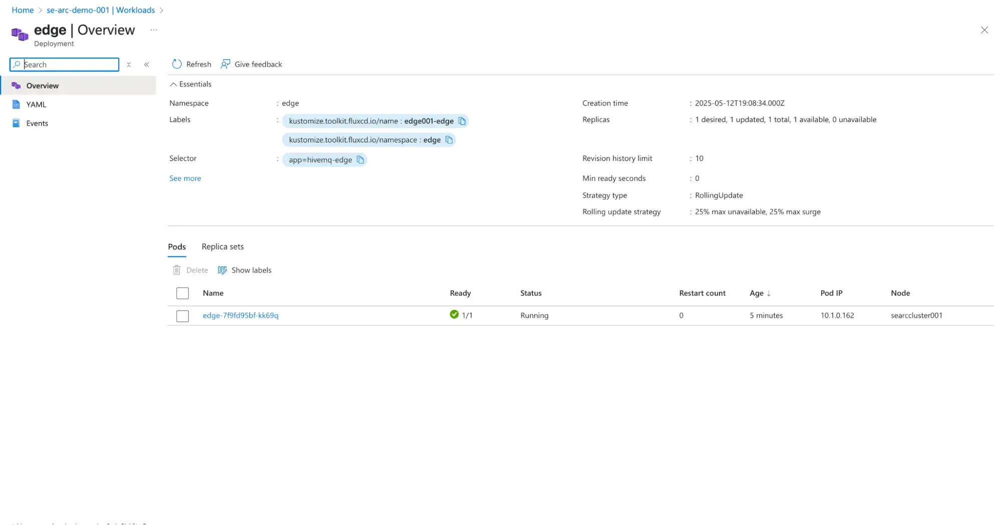 HiveMQ Edge Instance on Azure