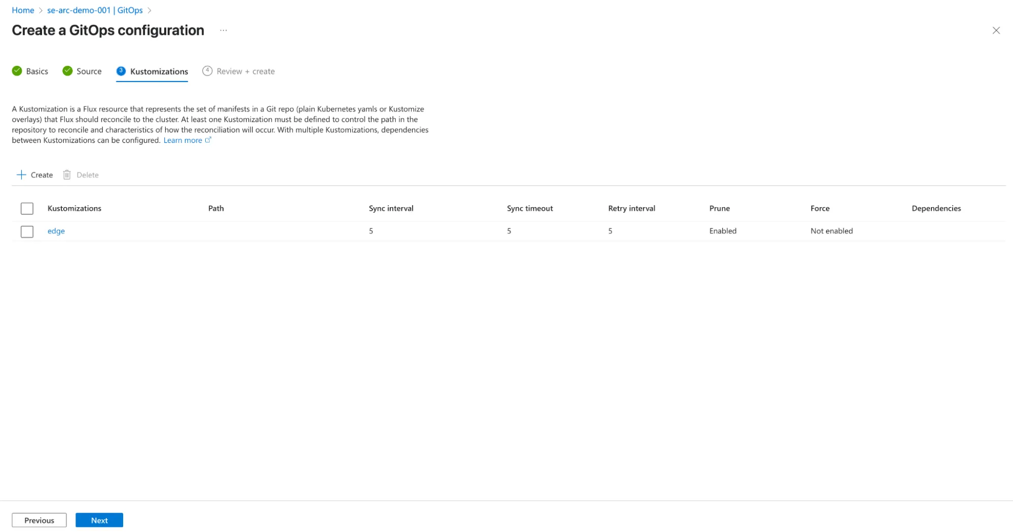 Creating a GitOps Configuration on Microsoft Azure Arc