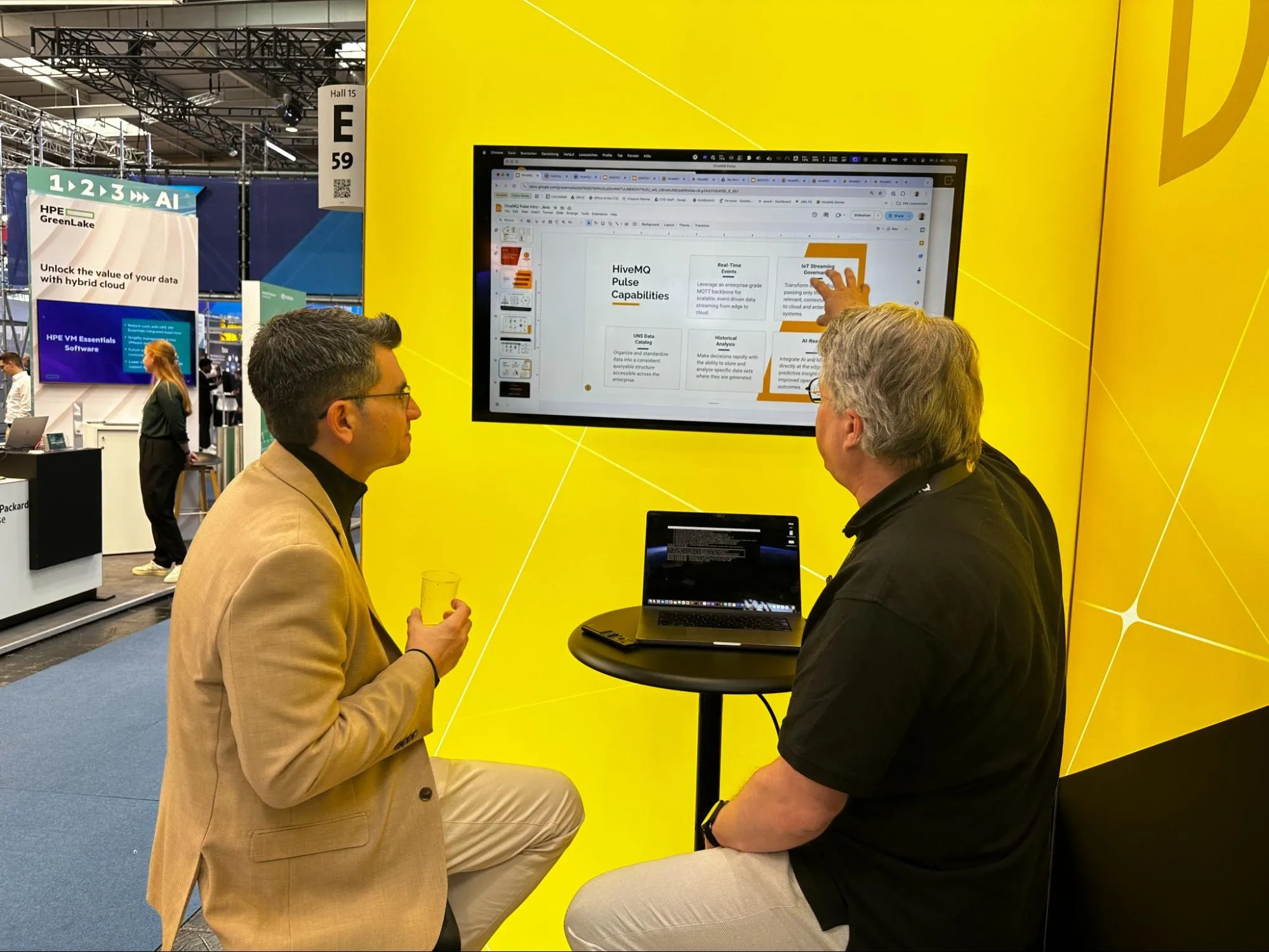 HiveMQ showcased latest distributed data intelligence product named HiveMQ Pulse at Hannover Messe