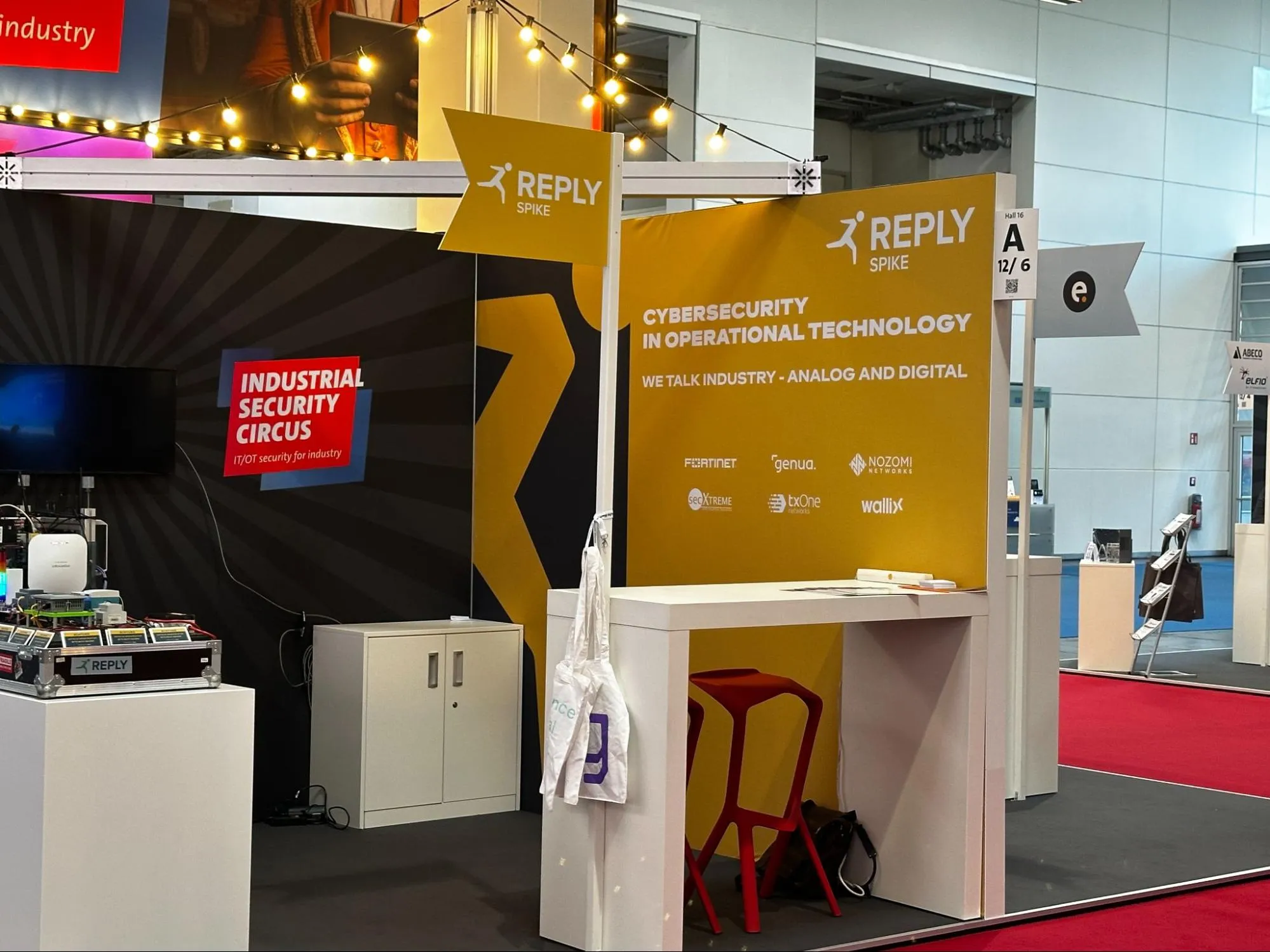 Reply Spike cybersecurity in operation technology showcase at Hannover Messe 2025