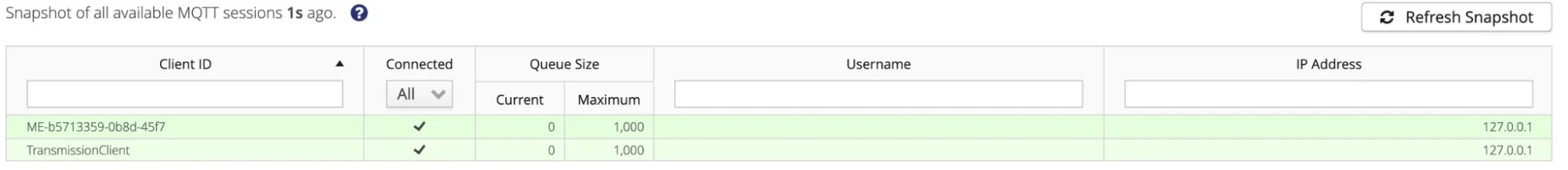 Create new MQTT Server Setting