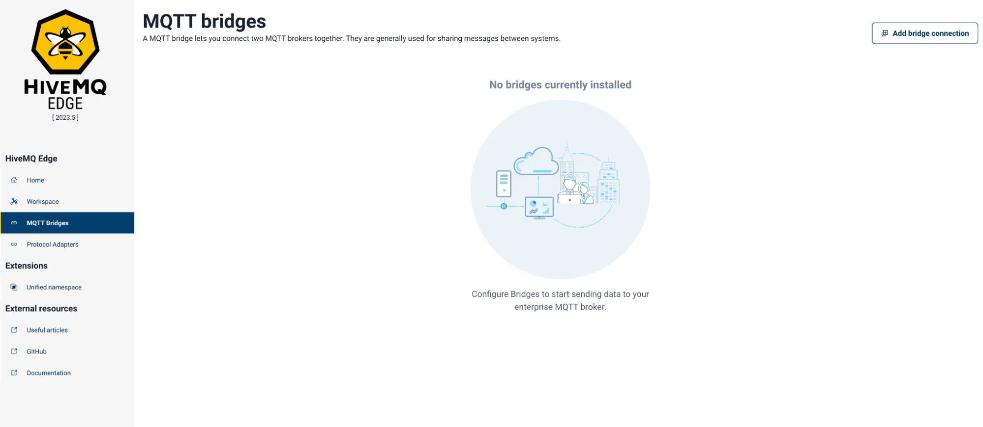 Setting up an MQTT bridge on HiveMQ Edge