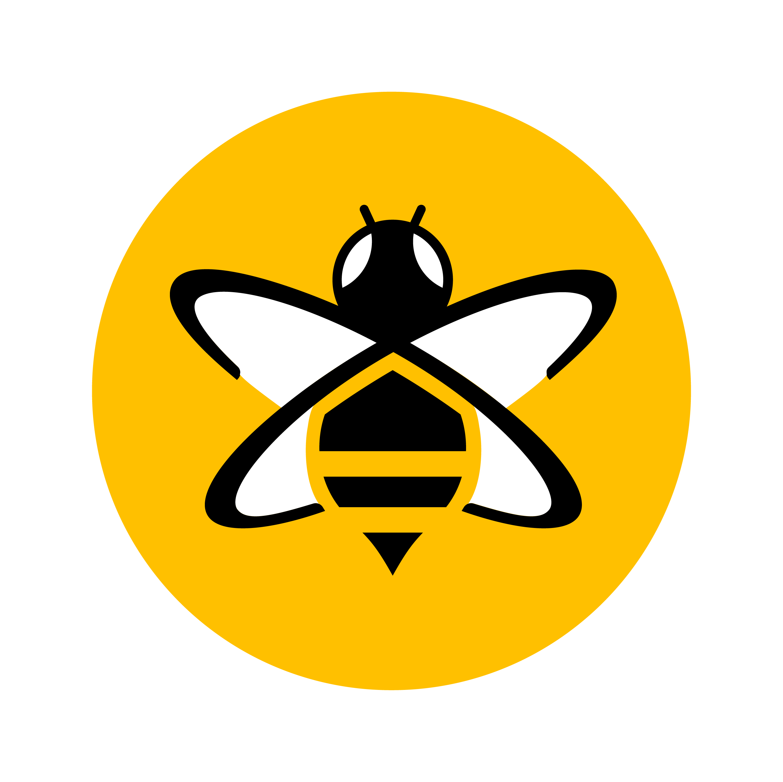 HiveMQ Bee Logo Mark PNG Transparent