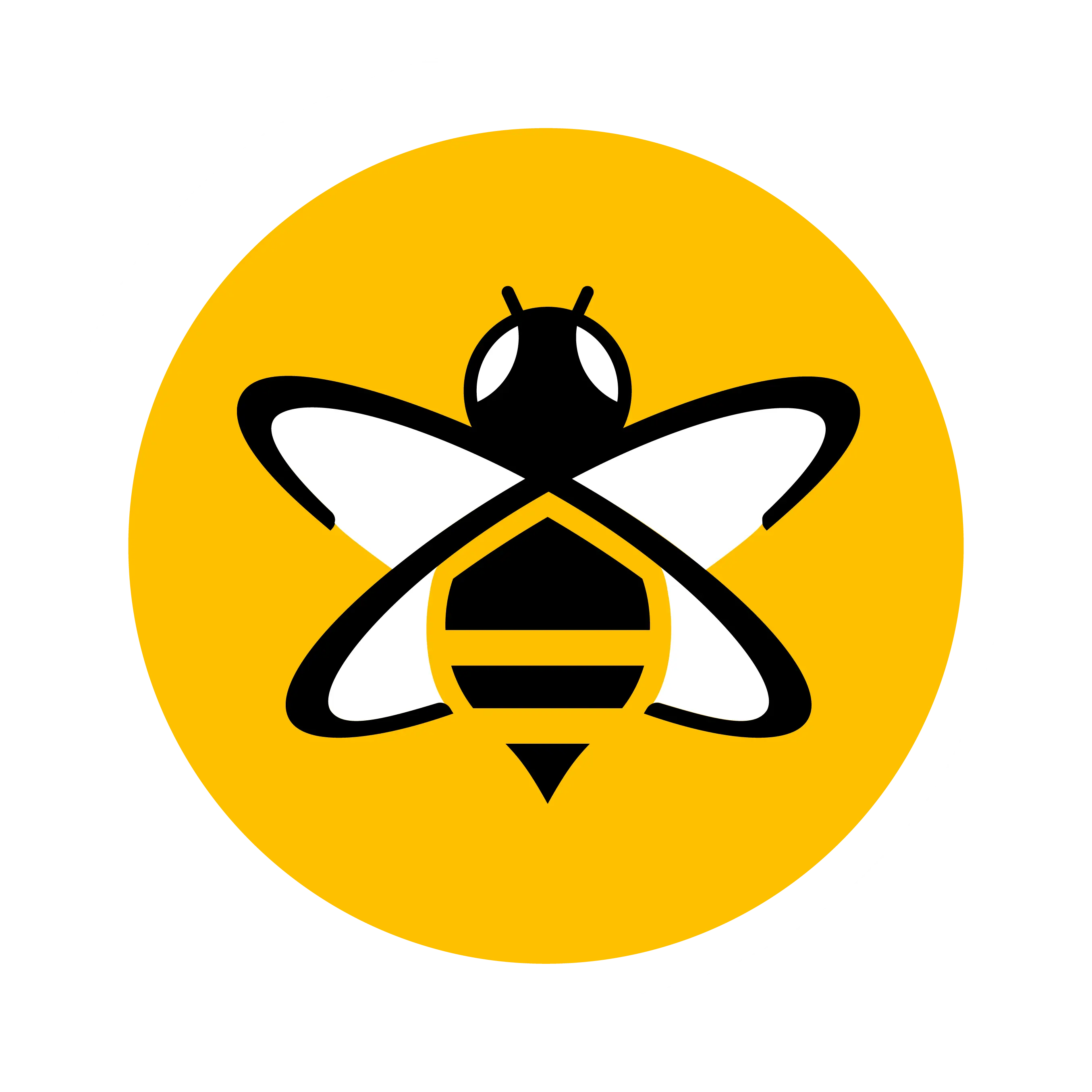 HiveMQ Bee Logo Mark PNG Transparent