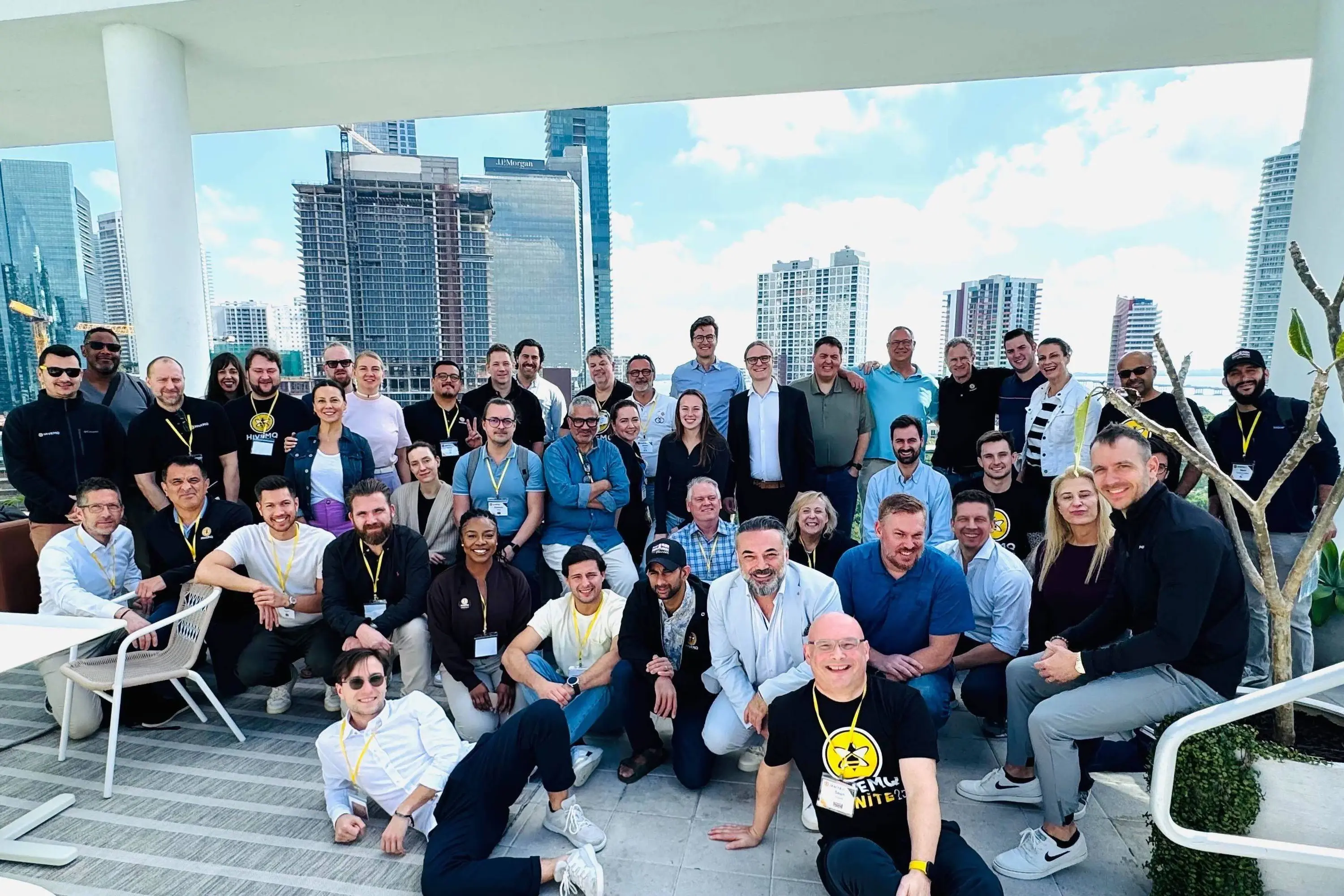 HiveMQ team at the Miami company off-site