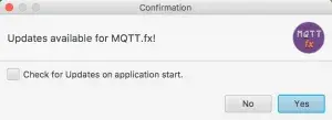 MQTT.fx Update Confirmation