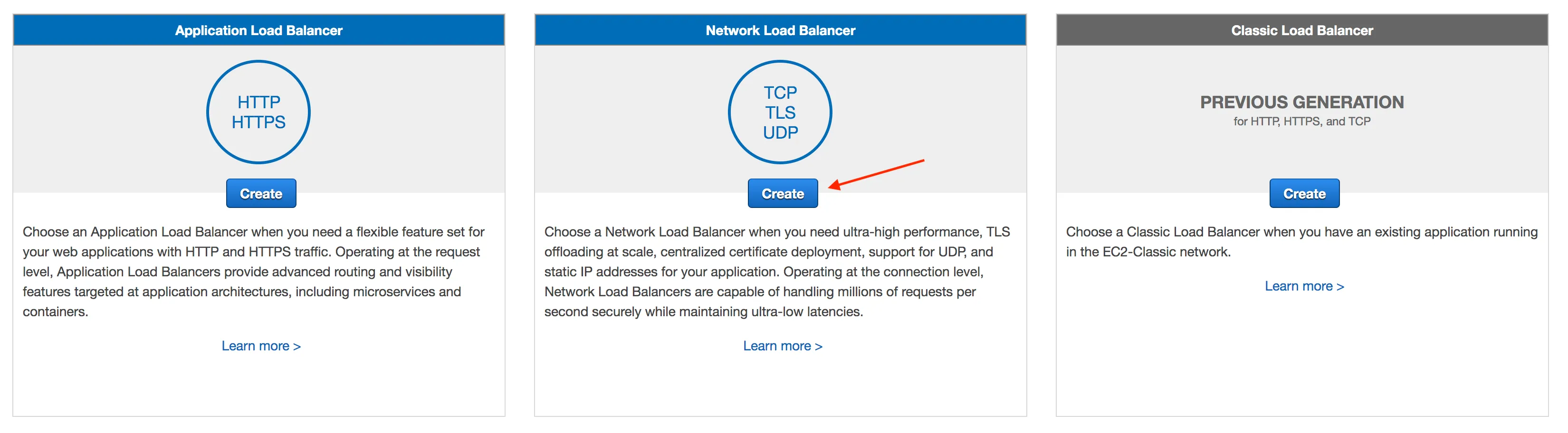 Create a Network Load Balancer