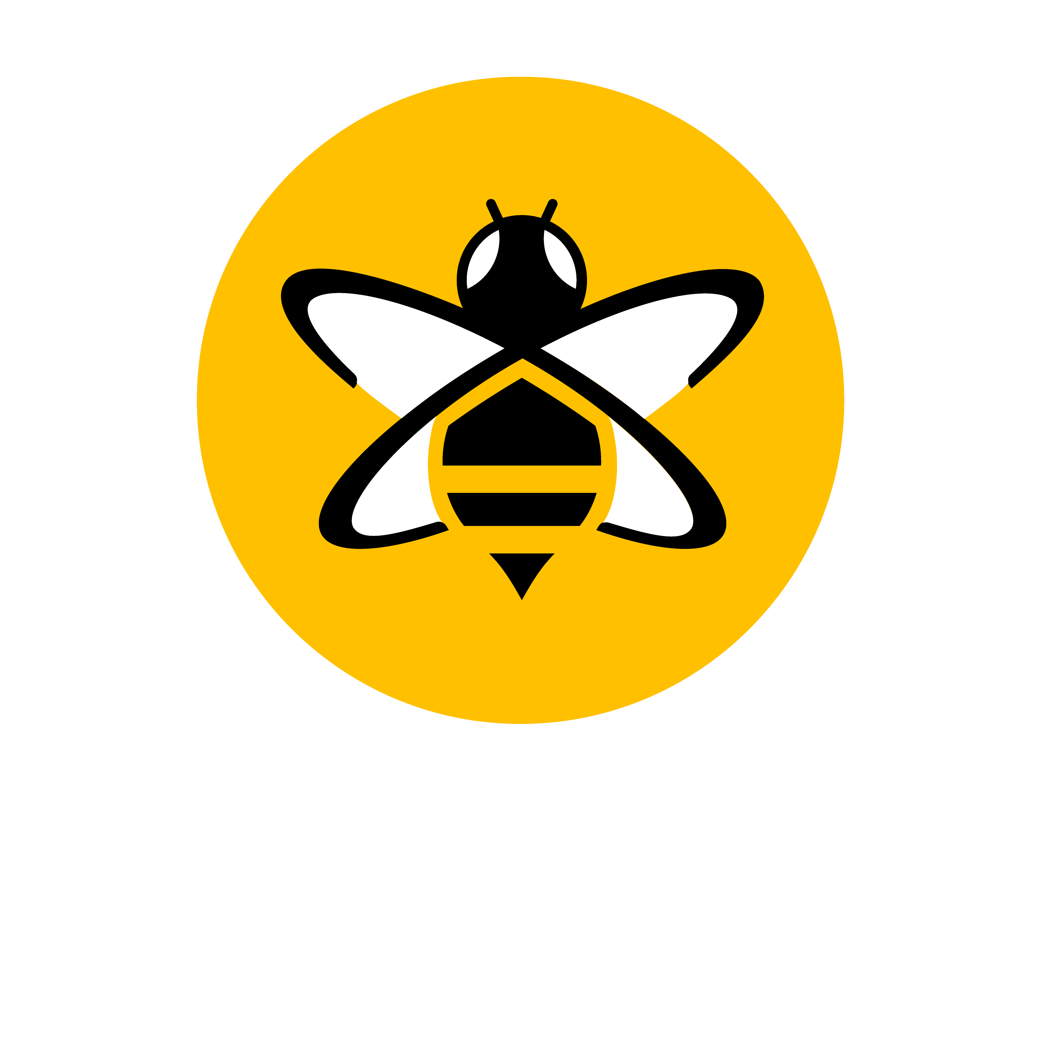 HiveMQ Logo PNG Vertical Transparent Background Negative