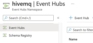 HiveMQ Events Hubs