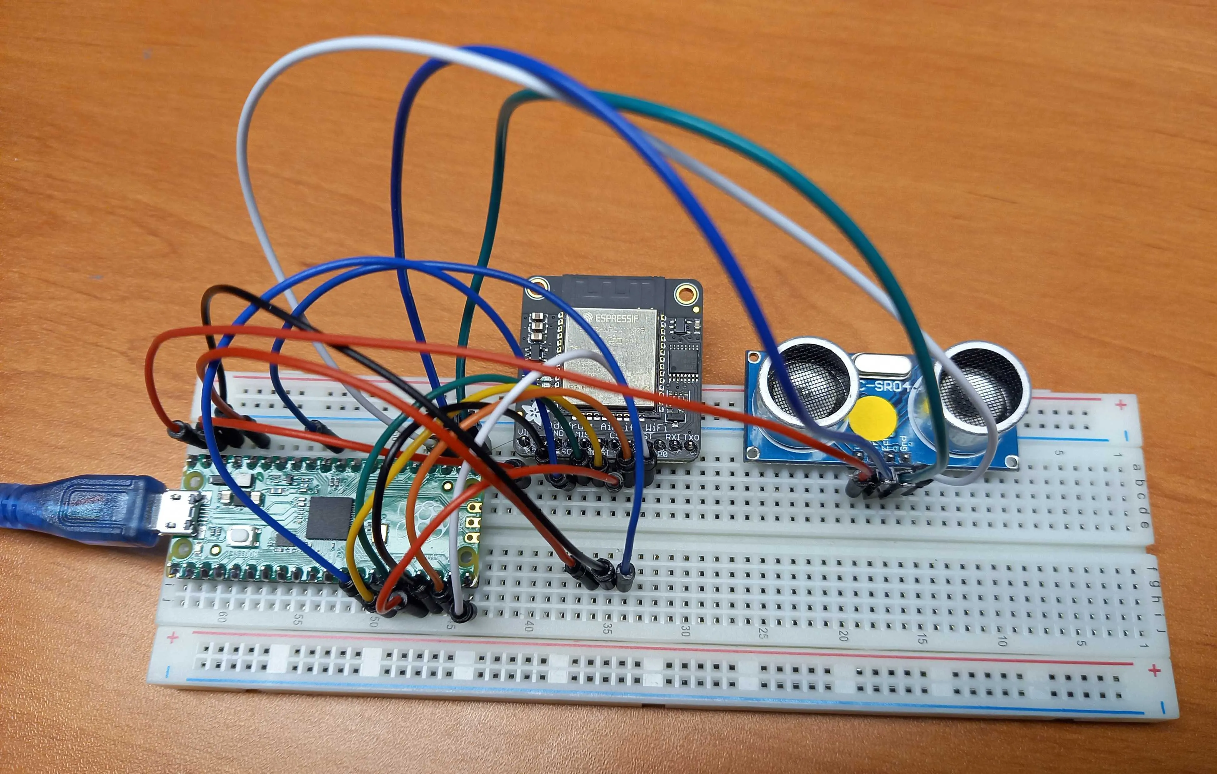 Small Test Setup of Adafruit AirLift WiFi
