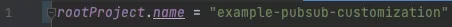 Set the rootProject.name in settings.gradle.kts