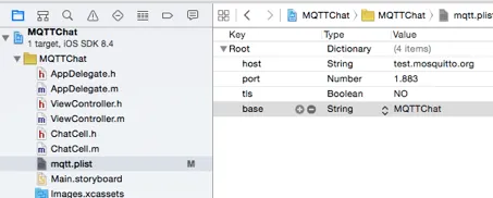 mqtt.plist Properties