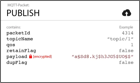 MQTT Publish Packet with Encrypted Payload