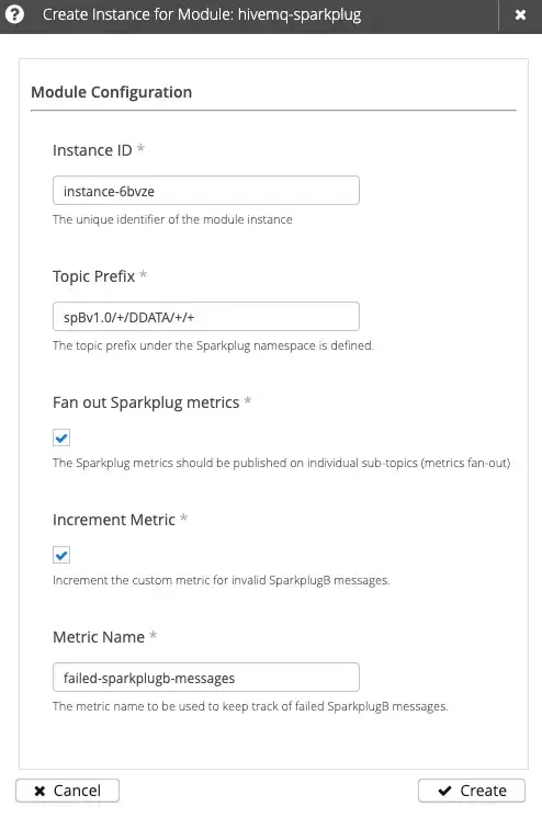 Data Hub Module Configuration