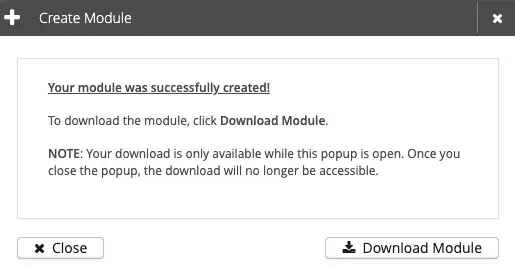 Create a Custom Module