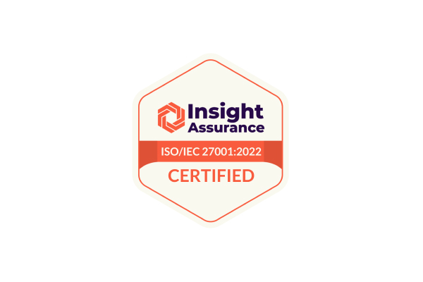 ISO/IEC 27001:2022 certified
