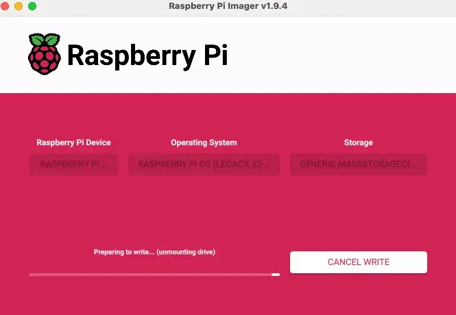 Preparing the Raspberry Pi Imager